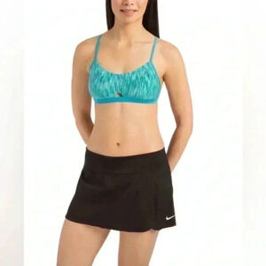 The Nike Core casual back pckt athletic beach black Swimsuit short Board skirt L